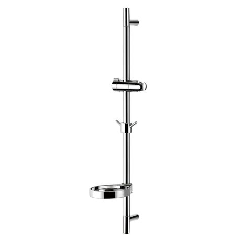 Lemark LM8103C Стойка душевая 68,5 см с круглой мыльницей, хром, блистер