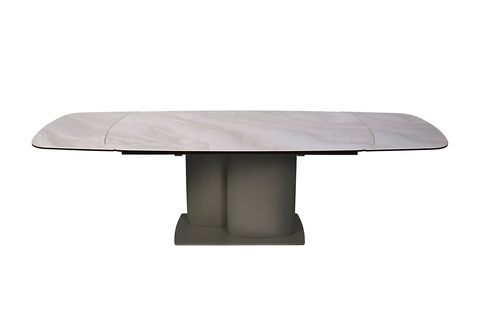 Стол обеденный раскладной керамический 190x98x76 Garda Decor серый