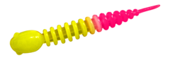 Силиконовые приманки Trout Bait Chub 65 (65 мм, цвет: Лимонно-розовый, запах: сыр, банка 12 шт.)