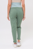 Брюки для беременных 12625 пыльно-зеленый