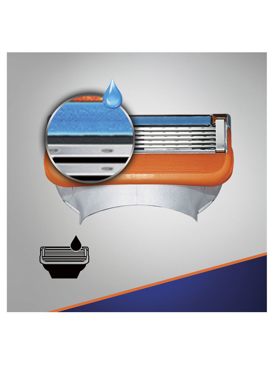 Сменные кассеты для бритья Gillette Fusion комплект (3х8) 24шт