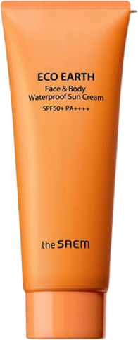 The Saem Sun Крем солнцезащитный для лица и тела Eco Earth Face&Body Waterproof Sun CreamSPF 50+ Pa++++