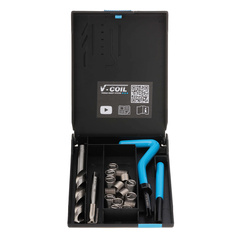 Набор для восстановления резьбы М10х1,25 19пр V-Coil Volkel 04017