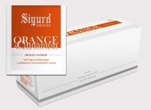 Чай Sigurd Orange&Cinnamon пакет 30шт/2гр