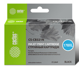 Картридж струйный Cactus CS-CB321N(CS-CB321) №178XL черный (21.6мл) для HP PS B8553, C5383, C6383, D5463