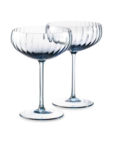 Набор креманок для шампанского 2шт 280мл Anna Von Lipa Лион дымчатый