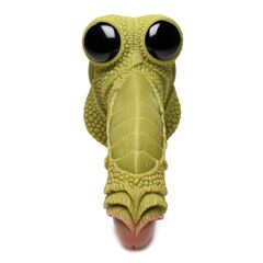 Фантазийный фаллоимитатор Swamp Monster Green Scaly Silicone Dildo - 23,9 см. - 