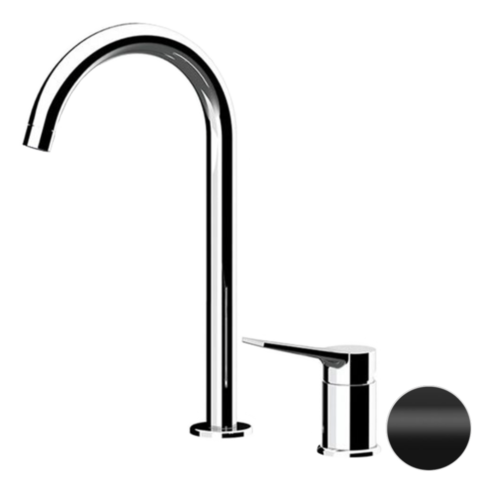Remer SL57LNO Смеситель для раковины на 2 отверстия, с высоким изливом