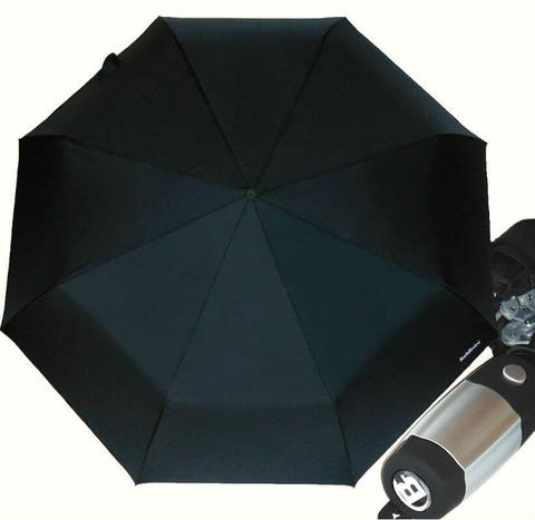Большой черный зонт брутальный стиль