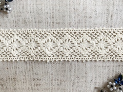 Кружево хлопковое/Тесьма вязаная, ш. 4,3-4,5 см
