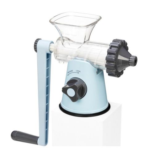 Шнековая соковыжималка Lexen Healthy Juicer Manual GP27 голубая (ручная)