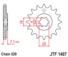 Звезда JT JTF1407