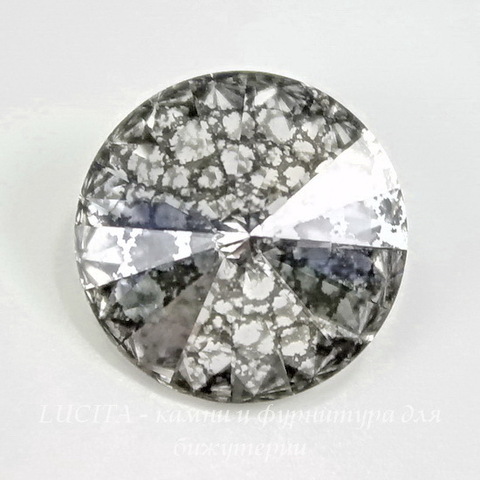 1122 Rivoli Ювелирные стразы Сваровски Crystal Silver Patina (14 мм) ()