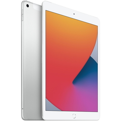 Планшет APPLE 10.2-inch iPad Wi-Fi + Cellular 128GB - Silver (MYMM2RK/A)