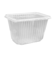 Контейнер пластиковый одноразовый с крышкой 186 серия ,  2000мл., для хранения и заморозки. Количество в упак. 100 шт.