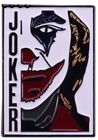 Значок металлический Джокер