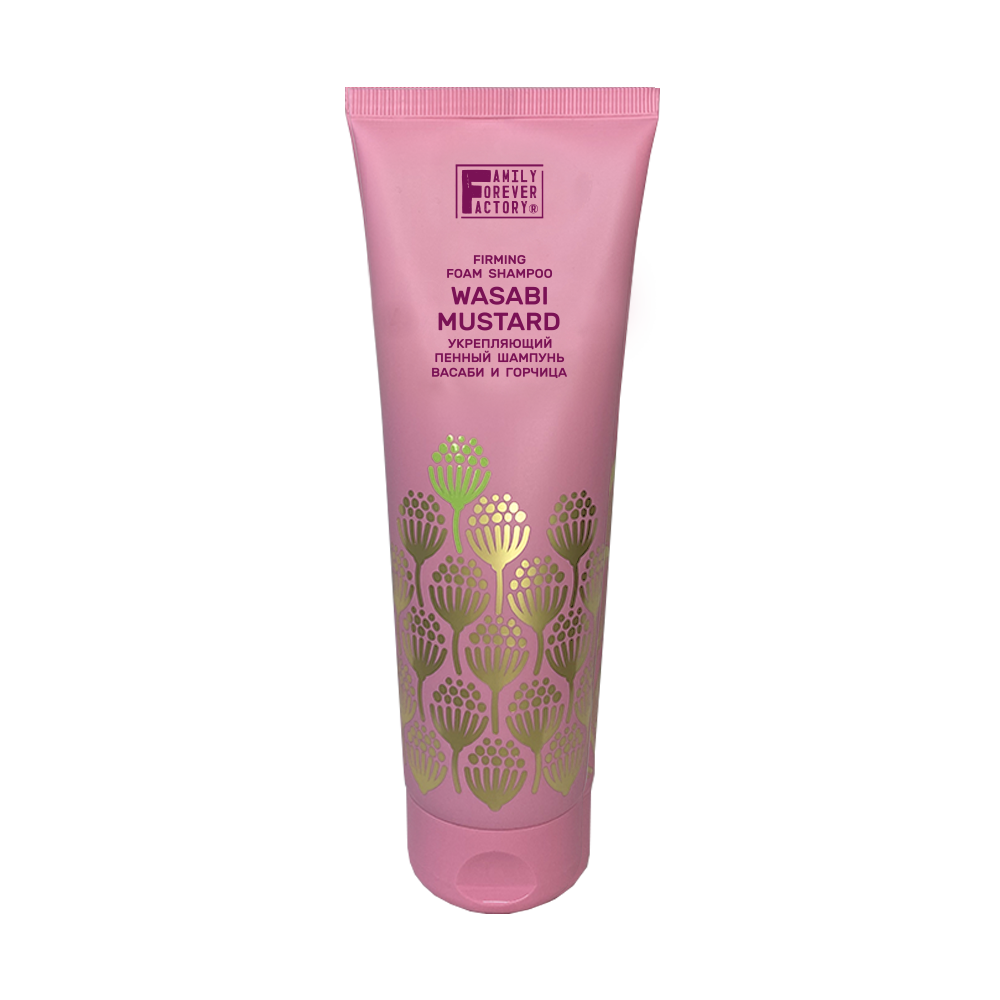 Family Forever Hair Pure Boom Шампунь Пенный укрепляющий Васаби и горчица 250мл