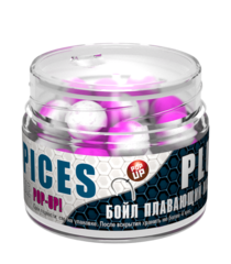 Бойлы насад. плав. двух цв. Sonik Baits SPICES-PLUM Fluo Pop-ups 14мм 90мл