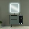 Cezares 55155 URBAN Тумба под раковину с двумя выдвижными ящиками 55155 Frassino scuro, 60x46x62