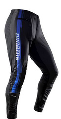 Брюки беговые Noname Running Pants PLUS CLUBLINE Black-Blue