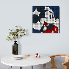 Набор для творчества Wanju pixel ART картина мозаика пиксель арт - Микки Маус Mickey Mouse 2603 детали круглые M0001