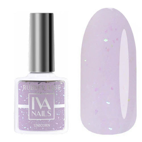 IVA nails Rubber base UNICORN №5 8 ml