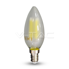 Лампа светодиодная, филамент V-TAC, E14, 4 Вт, 2700К, SKU 4474