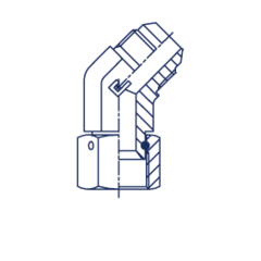 Соединение PN45 JIC 9/16" CAST