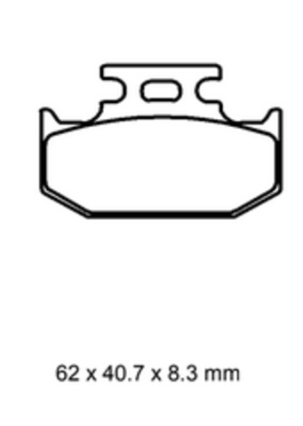 Колодки  G-brake   GM-05029S   8.3 мм