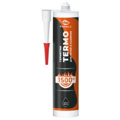 Герметик для печей FIXALL THERMO 1500°C Черный 280мл