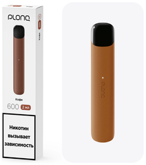 Одноразовая электронная сигарета Plonq Alpha - Кофе (600 затяжек)