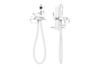 Aquatek AQ1020CR AQ1020CR ЕВРОПА комплект для гигиенического душа встроенный (смеситель + гигиеническая лейка + шланг)