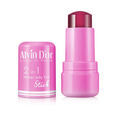 Alvin D`or AD-59 Тинт стойкий 2 в 1 для губ и щек в стике water jelly tint тон 02
