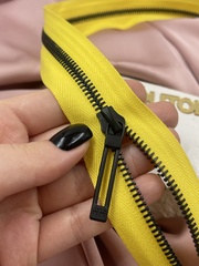 Молнии riri звено BI, слайдер STAB, неразъёмная карманная, 6 мм, цвет 2304, желтый