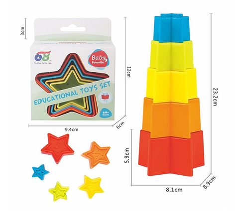 Пирамидка Звездочка 24 см