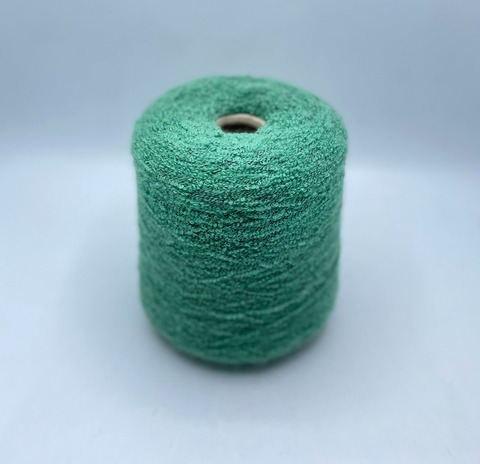 Pool trend (пр.Италия),art-BabyB4 400м/100гр, 80% бэби альпака, 20% полиамид, цвет-Зеленый на черной основе, арт-36515