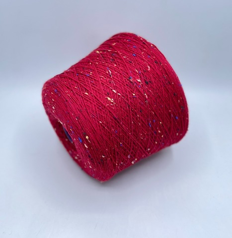 Filati Venezia (пр.Италия),art-Calzetteria Bottonato, 4/16 400/100гр, 75%Меринос, 25%Полиамид, цвет-Красный,твидовый, арт-36632