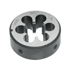 Плашка М27х3,0 DINEN22568 115CrV3 6g 65х25мм Bucovice(CzTool) 210270