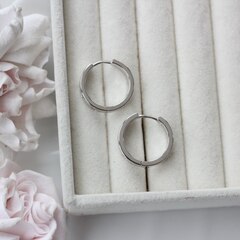 Швензы 20 мм с французским замком, родий, Ш114