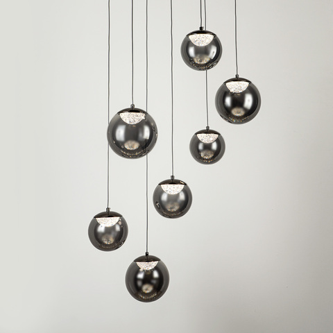 Подвесной светодиодный светильник Modelux ML.2338.7 BK