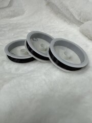 Леска для бисера 0,3 мм, черная, 3 бобины по 50 м, общее 150 м