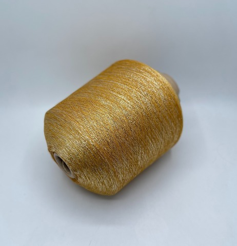 Torcitura di domaso , Bach, 3400м. 70% вискоза , 15% полиэстер 15%Металлик, Охра(167), 37357