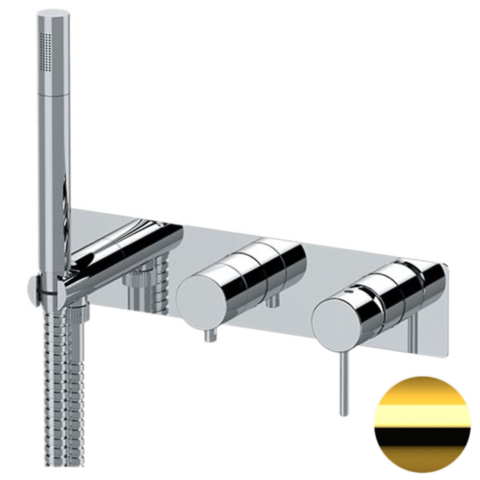 Remer X97D3WBDO Смеситель для душа Remer X Style X97D3WBDO, золото глянцевое