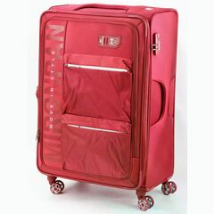 Чемодан MIRONPAN тканевый Ярко-красный (M+) 70х45х28(+3) см/80л/3,6 кг1