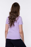 Футболка для беременных и кормящих 10590 сиреневый