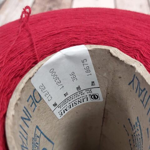 Меринос с кашемиром (15%) LINSIEME 12/22 красный брусничный