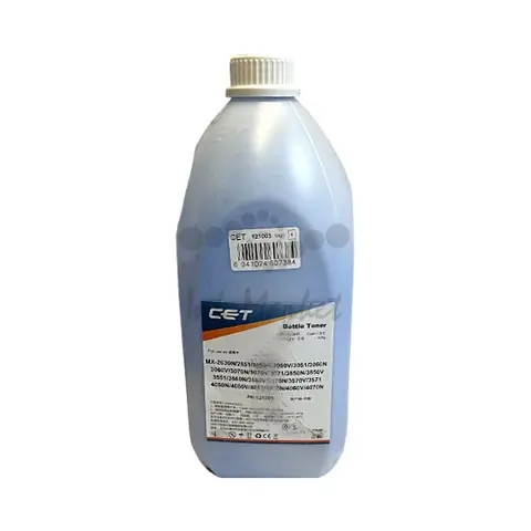 Тонер TF9C + носитель TF9D MX-60GTCA для SHARP MX-3050N/4050N/5070N/C3081R/C5081D (CET) Cyan, 476г, 24000 стр., CET121003