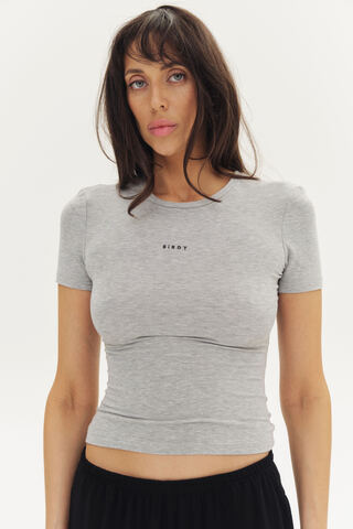 Футболка ESSENTIAL №2 | Серый меланж