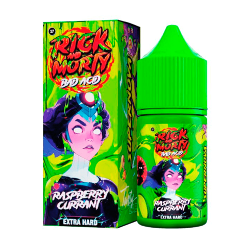 Rick & Morty Bad Acid Salt 2% Extra HARD 30 ml - Малина Смородина