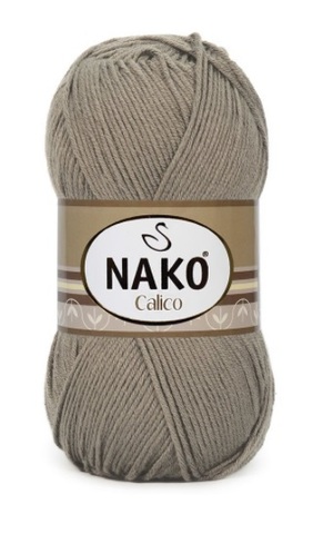 Пряжа Nako Calico 12383 розовый беж